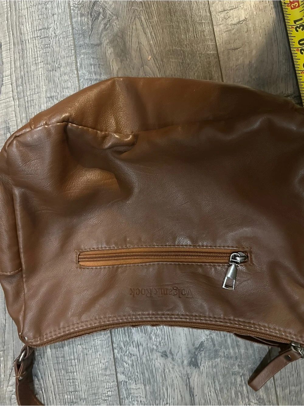 Brown Crossbody Shoulder Bag for Men